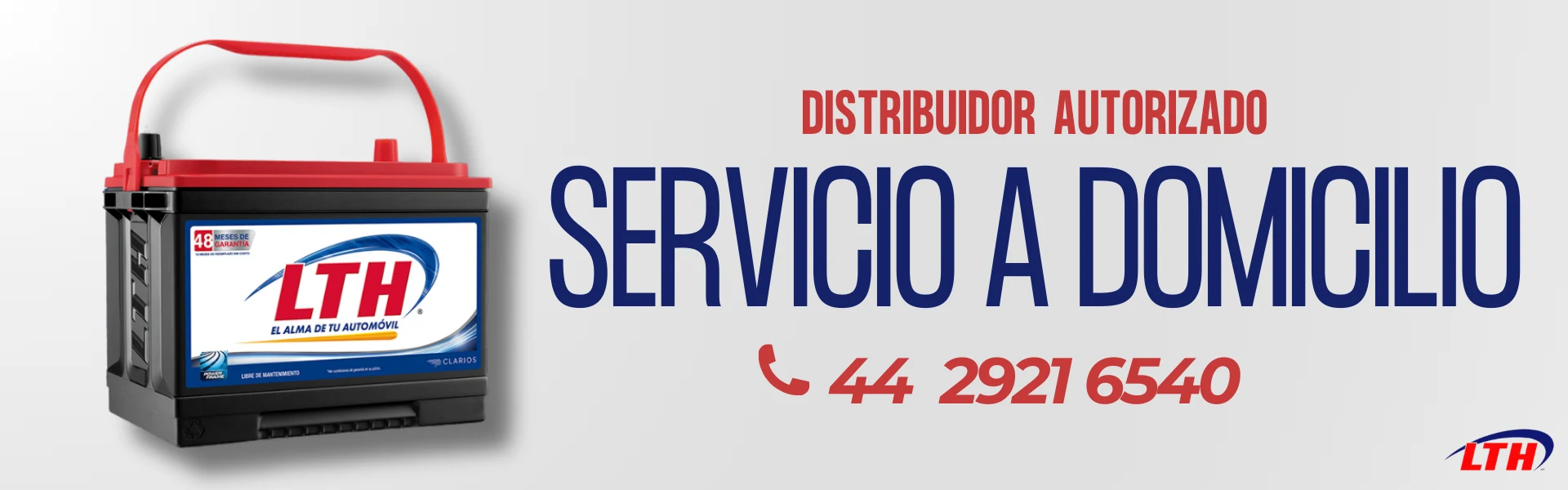 LTH Distribuidor Autorizado — Servicio a domicilio — (44) 2921-6540